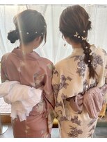 ソースバンダイ 万代(SOURCE) 浴衣ヘアセット