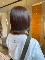 レクタ(recta)&nbsp;外ハネボブ ラベンダーブラウン