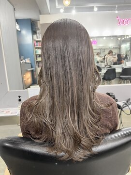 ディレクト 新宿(Direct) 前髪/マチルダボブ/ベージュ/グレージュ/新宿23