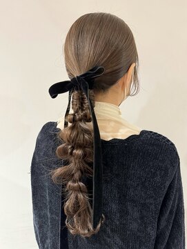 ミスト(mist) 〔mist〕ベロアアレンジ/あみおろし/編みおろし/金沢文庫/能見台