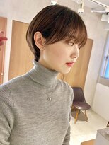 ラミエ バイ メルト 吉祥寺(lamie by melt)&nbsp;*滝田*グレーベージュショート似合わせカットアッシュカラーボブ