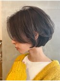 前髪長め前下がり大人ショートボブ青山表参道20代30代40代