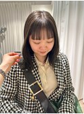 透明感たっぷりグレージュカラー