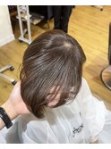 白髪ぼかしベージュ
