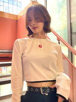 韓国アイドル風くびれボブ/韓国ボブ/ウェーブボブ/銀座