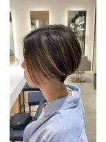 ステアケース 武蔵小杉店(stair:case)&nbsp;大人くびれショート/ツーブロック/白髪ぼかし/武蔵小杉/自由が丘