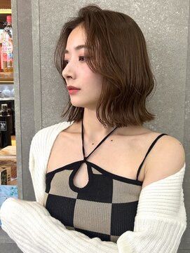 ロンド 表参道店(Lond) ボブ 切りっぱなしボブ くびれボブ 韓国ボブ