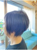 シルキーカットショートボブ