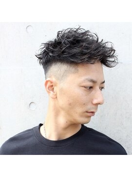 サップ 吹田店(Sup) 【Sup】フェードモヒカン×ツイスパ