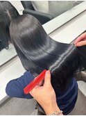縮毛矯正髪質改善ハイライトレイヤーカット枚方美容室エクステ