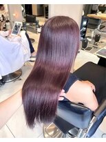 ヘアサロンガリカアオヤマ(hair salon Gallica aoyama)&nbsp;上品な深みのあるラベンダーピンク