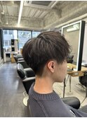 【前下りマッシュ】メンズカット