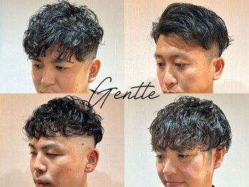 ジェントル(GENTLE)の写真/似合わせ×パーマで印象が変わる。熟練のスタッフが好印象を引き出す大人の身だしなみをご提供！〈理容室〉