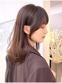エンドカラー/クラゲヘアー/マレットヘア/前髪カット/顔まわり