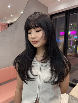 ロンドポレール 北千住(Lond polaire) オリーブグレー/韓国レイヤーカット/マロンベージュ/黒髪/小顔