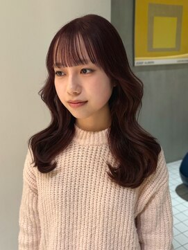 ローエ バイ デコ(Rohe by DECO) -Saki-ハーフブリーチ/ピンクラベンダー/ダブルカラー