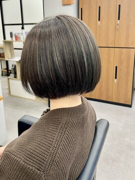アルトス 浦和(ARTS) 暗めアッシュ前下がりボブ浦和美容室ARTS荒巻充埼玉カットうまい
