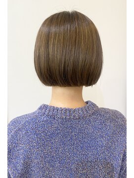 モリオ フロム ロンドン 成増店 【morio成増/一戸】大人かわいいミニボブオリーブカラー