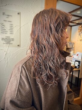 フランジェッタヘアー(Frangetta hair) ロングパーマ♪担当川合