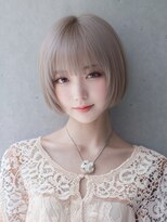 カライングドゥ(ing deux)&nbsp;大人可愛い前下がりひし形小顔ハッシュボブ