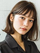 プラスエリマ 四日市(Plus Elima)&nbsp;丸みボブ×白髪ぼかし×ハイライト×ナノバブル