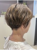 似合わせカット40代50代60代ショートボブくびれレイヤーボブ