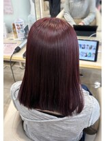 ケンジ 平塚ラスカ店(KENJE)&nbsp;ディープレッド/ダークブルー/デジタルパーマ/平塚駅