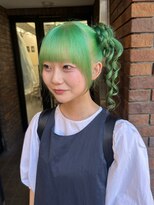 コードプラスリム(CODE+LIM) 黒染め履歴から!夏っぽいミントグリーン