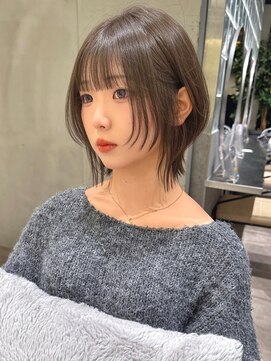 ロンド ジュルード 名古屋(Lond jeloud) オシャレな顔まわりレイヤーボブ