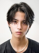 オーシャントーキョーオーバー 渋谷(OCEAN TOKYO OVER) フェザーパーマニュアンスパーマリクルートツーブロック