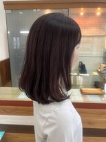 トップヘアー 中庄店(TOP HAIR fuapua) ミディアムレイヤー×ラベンダー【りり】
