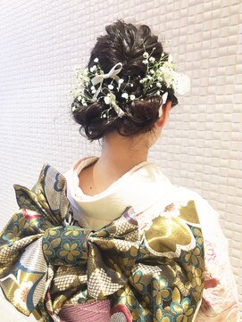 オリーブスバイネオリーブ(Olive's by neolive) 【新宿　Neolive】着付けアレンジ☆ミディアムスタイル