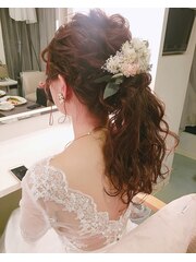 【Beautysalon Peige】ブライダルヘア