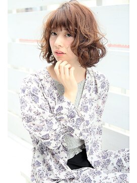 ヘアーアンドメイク シーク 吉祥寺(HAIR&MAKE SeeK) 【伸ばしかけ】ふわっとカールボブ【seek吉祥寺】