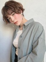 カナン 銀座(CANAAN)&nbsp;マッシュショート　ニュアンスパーマ　ゆるウェーブ