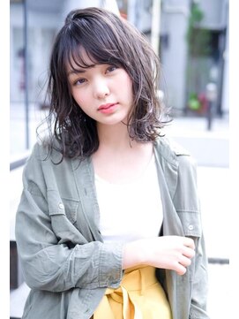 レニーバイエース(LANY by ACE) 【LANY 横浜】ミディアムレイヤーボブ×オリーブアッシュ