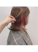 【松浦担当】チェリーレッドインナーカラー★
