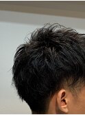 クセを生かしたショートセンターパート