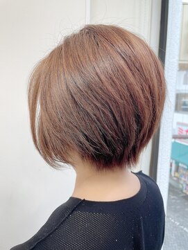 アッシュ 高円寺店(Ash) コーラルベージュのコンパクト大人ショート★★