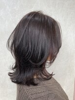 カームバイリコ 学芸大学(calm by liko)&nbsp;【top stylist＊後藤 夏奈 くすみ紫インナーカラーくびれヘア 】