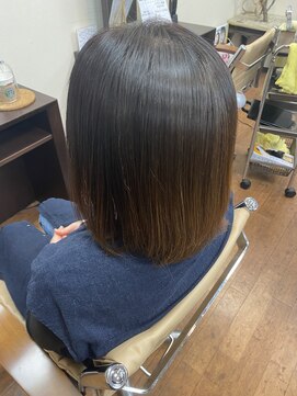 ヘアー アンアン(Hair AnAn) 艶髪☆美髪縮毛矯正Before→After