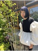 韓国のおしゃれなモデルみたいなボブandカラー