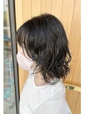 ウルフMIXパーマ◇伸ばしかけにおススメ