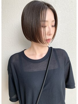 モリオ フロム ロンドン サッポロファクトリー店(morio FROM LONDON) 【morio札幌】札幌ショートボブ　大人かわいいぱつっと丸みボブ