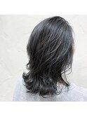 韓国風くびれヘア×グレーパールカラー×BYKARTE 3step TR