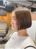 内巻きボブ