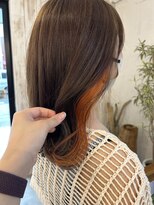 シーバイサイン(sea by Sign)&nbsp;ブラウン/オレンジ/イヤリングカラー