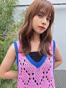 エイミー(Aimee) Aimee町田　ウェーブ巻き×ナチュラルブラウン