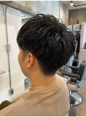 メンズナチュラルショートヘアスタイル