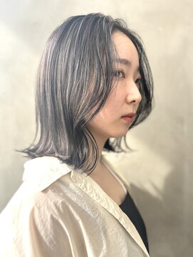 エタン 北千住(ethane) アッシュブラウンカラー/セミロング